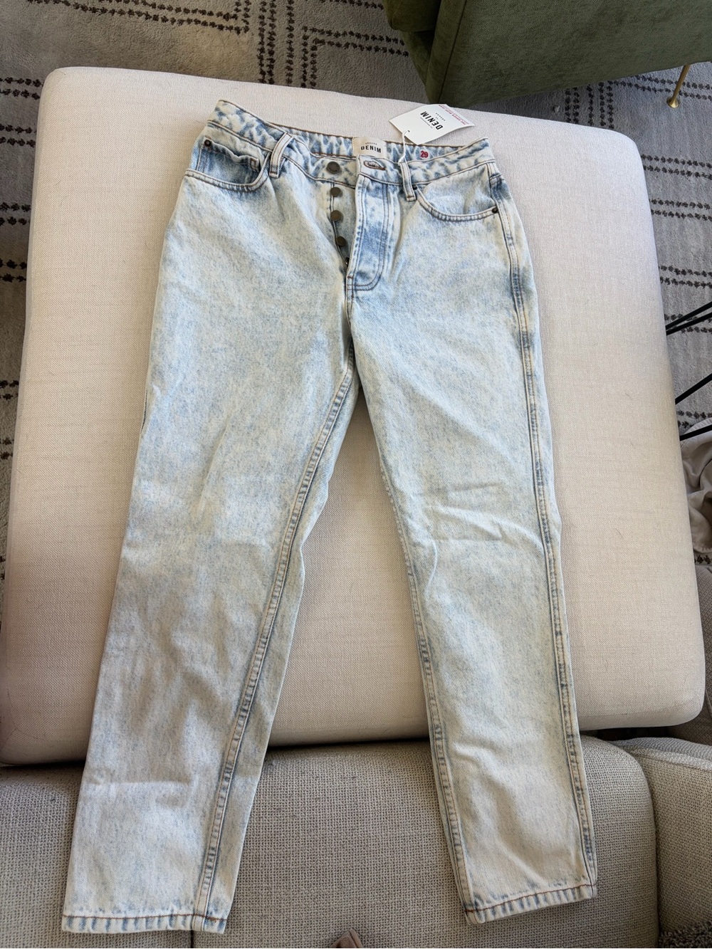 NWT Sezane Brut Sexy Jeans Edge Blue size 29